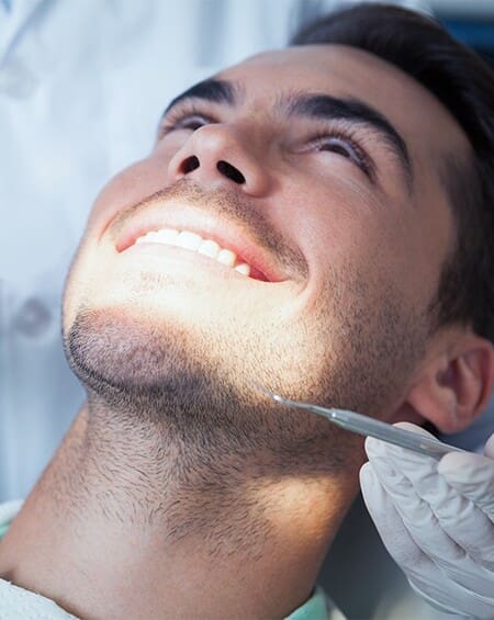 patient’s teeth whitening treatment in calgary