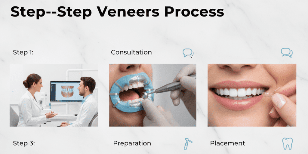 Step-by-Step Veneers Process